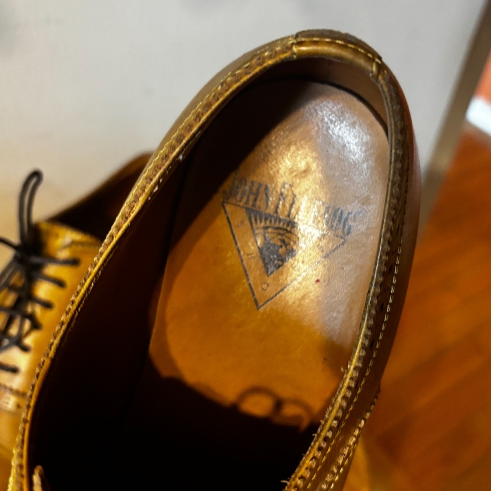 Fluevog Gateway Angels Brandenburg classic lace-up with brogue details EUC - Picture 5 of 10